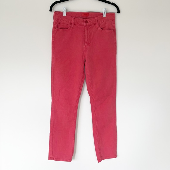MOTHER Jeans Mother Denim Mid Rise Dazzler Ankle Jeans In Fruit